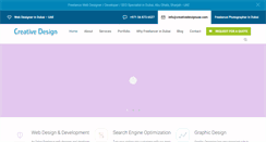 Desktop Screenshot of creativedesignuae.com